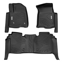 Load image into Gallery viewer, GMC Sierra 2500HD / 3500HD 2020-2025 CrewCab Black Floor Mats TPE