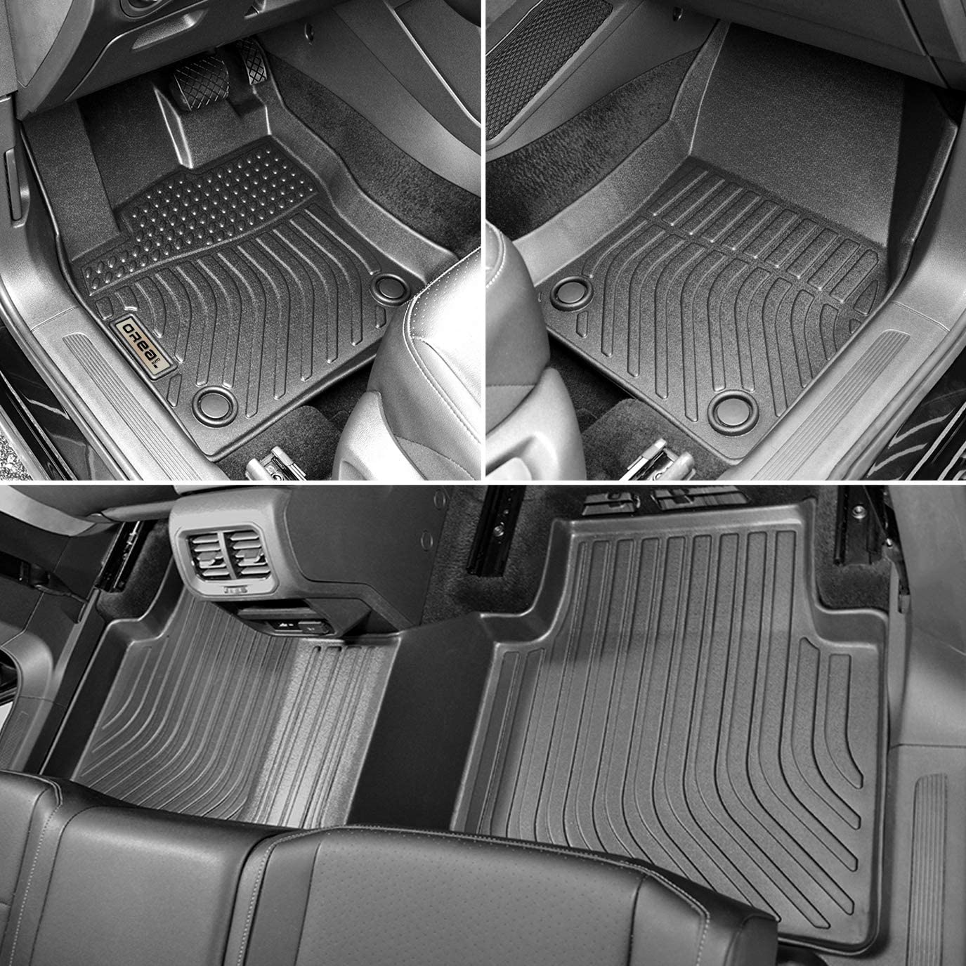 Volkswagen vw ID4 20212023 Black Floor Mats TPE orealauto