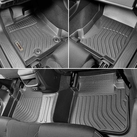 Subaru Ascent 7 seats 2019-2023 Black Floor Mats TPE