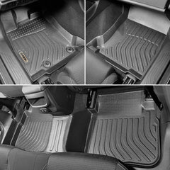 Subaru Ascent 7 seats 2019-2024 Black Floor Mats TPE