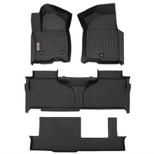 Load image into Gallery viewer, Chevrolet Tahoe / Cadillac Escalade Standard 2021-2025 (2nd Row Bench) Black Floor Mats TPE