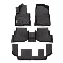 Load image into Gallery viewer, Mazda CX-9 2016-2025 (2nd Row Bench) Black Floor Mats TPE