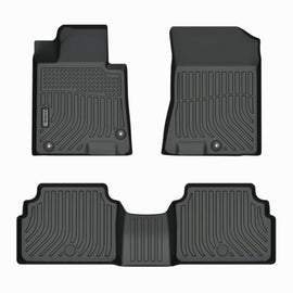 Hyundai Sonata FWD (not AWD/Hybrid) 2020-2025 Black Floor Mats TPE