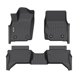 Toyota Tacoma Double Cab 2024 Black Floor Mats TPE