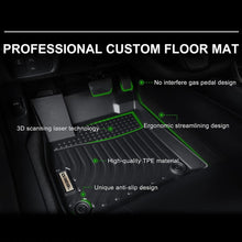 Load image into Gallery viewer, GMC Yukon XL / Chevy Suburban / Cadillac Escalade ESV 7 Seats (2nd Row Bucket) 2021-2025 Black Floor Mats TPE