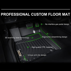 Mazda CX-50 2023- Black Floor Mats TPE