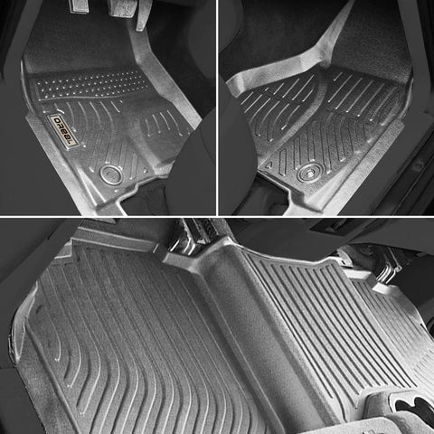 Dodge RAM 1500 Crewcab 2009-2018 Black Floor Mats TPE