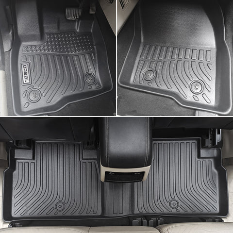 Ford Edge 2015-2022 Black Floor Mats TPE
