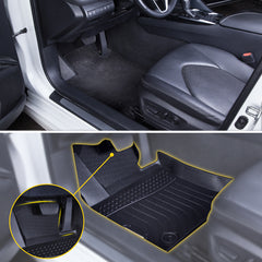 Toyota Tacoma Double Cab/Extended Cab (4 full size doors) 2018-2022 Black Floor Mats TPE