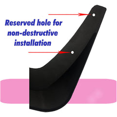 Chevrolet Chevy Cruze 2017-2019(Don't fit Chevrolet Hatchback)Black Mud Flaps