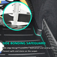 Kia SPORTAGE 2016-2022 Black TPE Trunk Mat