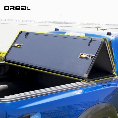 Hard Tri-Fold Truck Bed Tonneau Cover Fits 2015 - 2020 Ford F-150 5.7FT Bed (67.1")