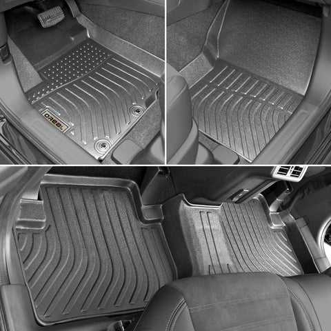 Mitsubishi Outlander 2014-2021 Black Floor Mats TPE