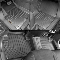Mitsubishi Outlander 2014-2021 Black Floor Mats TPE