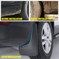 Chevrolet Chevy Cruze 2017-2019(Don't fit Chevrolet Hatchback)Black Mud Flaps