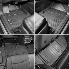 Nissan Pathfinder 7 Seats 2013-2021 Black Floor Mats TPE