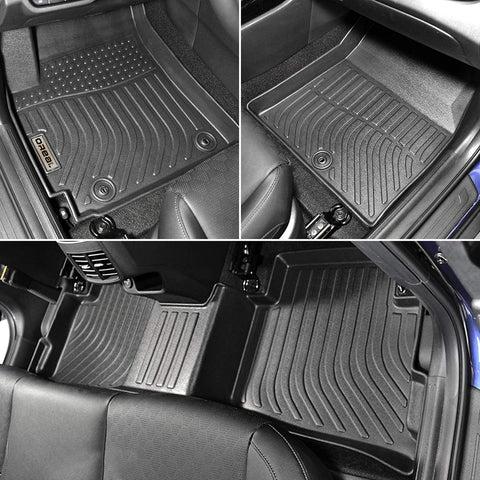 Kia Seltos 2020 2021 2022 Black Floor Mats TPE
