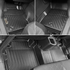 Nissan Kicks 2018-2024 Black Floor Mats TPE