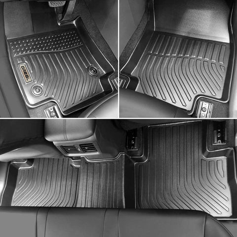 Toyota RAV4 Hybrid 2019-2022 Black Floor Mats TPE