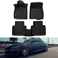 Honda Accord 10th 2018-2022 Black Floor Mats TPE