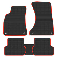 Audi A4 2017-2019 Black Rubber Floor Mats