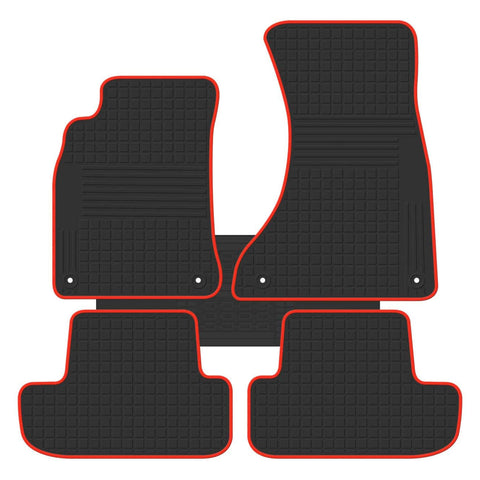 Audi A5 2009-2016 Black Rubber Floor Mats