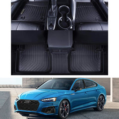 Audi A5 / S5 / RS5 2018-2021  Black Floor Mats TPE