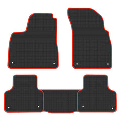 Audi Q7 2016-2019 Black Rubber Floor Mats