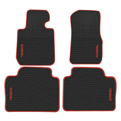 BMW 3 Series F30 2012-2018 Black Rubber Floor Mats