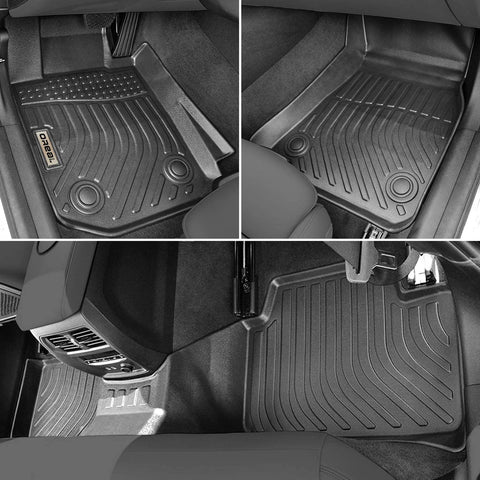BMW 3 Series G20 330i xDrive AWD 2019-2021 Black Floor Mats TPE