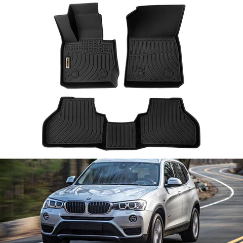 BMW X3 F25 2011-2018 Black Floor Mats TPE