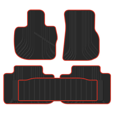 BMW X3 G01, X4 G02 2018-2019 Black Rubber Floor Mats