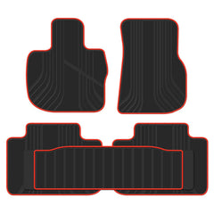BMW X3 G01, X4 G02 2018-2019 Black Rubber Floor Mats