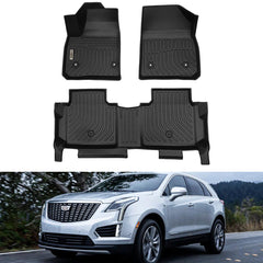 Cadillac XT5 2017-2024 Black Floor Mats TPE