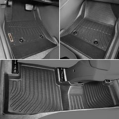 Chevrolet Chevy Cruze 2016-2019 (NOT for 2016 Limited) Black Floor Mats TPE