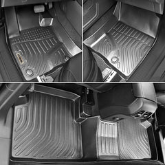 Ford Escape 2020-2022 (Not for Hybrid and Plug-In-Hybrid) Black Floor Mats TPE