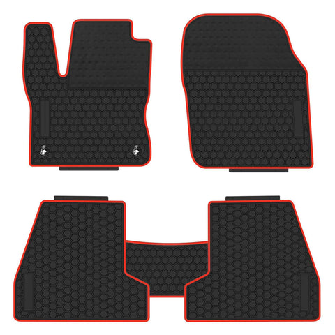 Ford Focus 2012-2018 Black Rubber Floor Mats