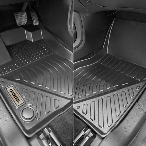 Smart Fortwo 2016-2020 Black Floor Mats TPE