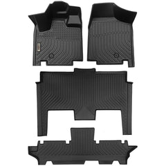Dodge Grand Caravan 7 Seats 2011-2021 Black Floor Mats TPE
