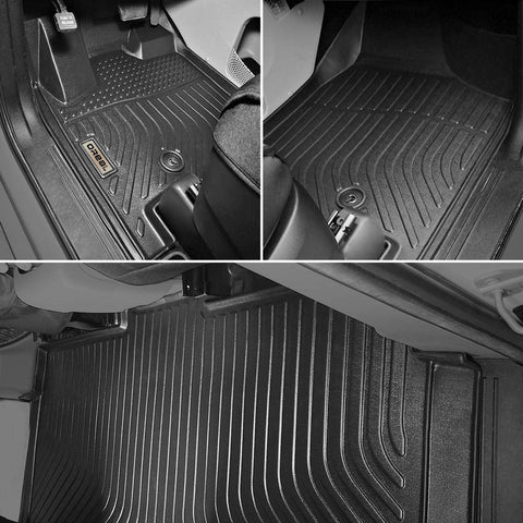 Dodge Grand Caravan 7 Seats 2011-2021 Black Floor Mats TPE