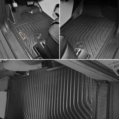 Dodge Grand Caravan 7 Seats 2011-2019 Black Floor Mats TPE