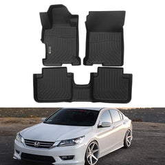 Honda Accord 9th 2013-2017 Black Floor Mats TPE