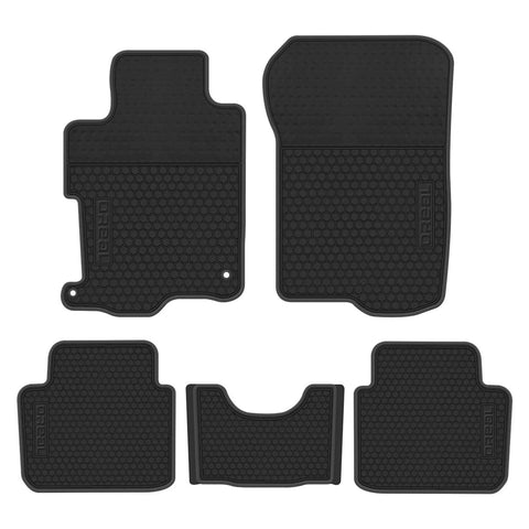 Honda Accord 9th 2014-2017 Black Rubber Floor Mats