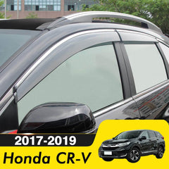 Honda CR-V CRV 5th 2017-2021 Sun Rain Visors Smoke Gray