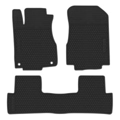 Honda CRV CR-V 4th 2012-2016 Black Rubber Floor Mats