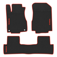 Honda CRV CR-V 4th 2012-2016 Black Rubber Floor Mats