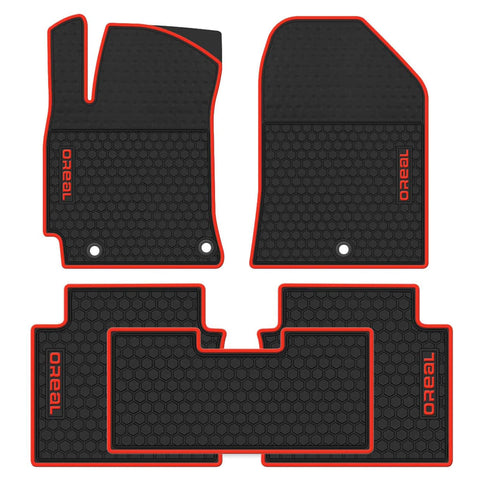 Hyundai Elantra 2017-2019 Black Rubber Floor Mats