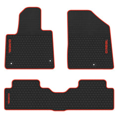 Hyundai Santa fe 2013-2018 Black Rubber Floor Mats