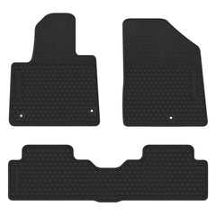 Hyundai Santa fe 2013-2018 Black Rubber Floor Mats