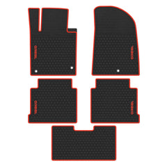 Hyundai Sonata 2015-2019 Black Rubber Floor Mats